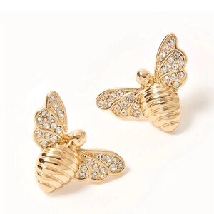 💛🐝Lilly Pulitzer Bumble Bee Gold Stud Earrings 🐝💛